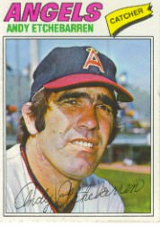 1977 Topps Baseball Cards      454     Andy Etchebarren